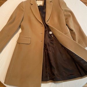 Banana Republic Wool Coat Camel Color Women’s